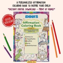 Printable Personalized coloring book